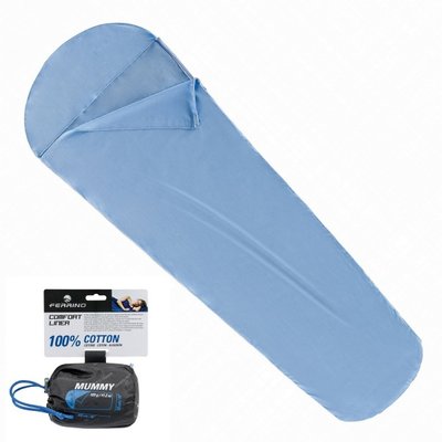 Вкладиш для спального мішка Ferrino Liner Comfort Light Mummy Blue 13865 фото