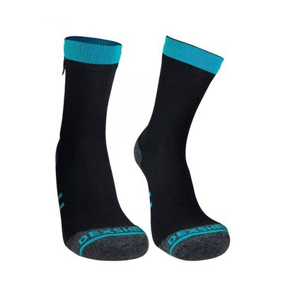 Шкарпетки водонепроникні Dexshell Running Lite L (43-46), блакитні (DS20610BLUL) 118056 фото